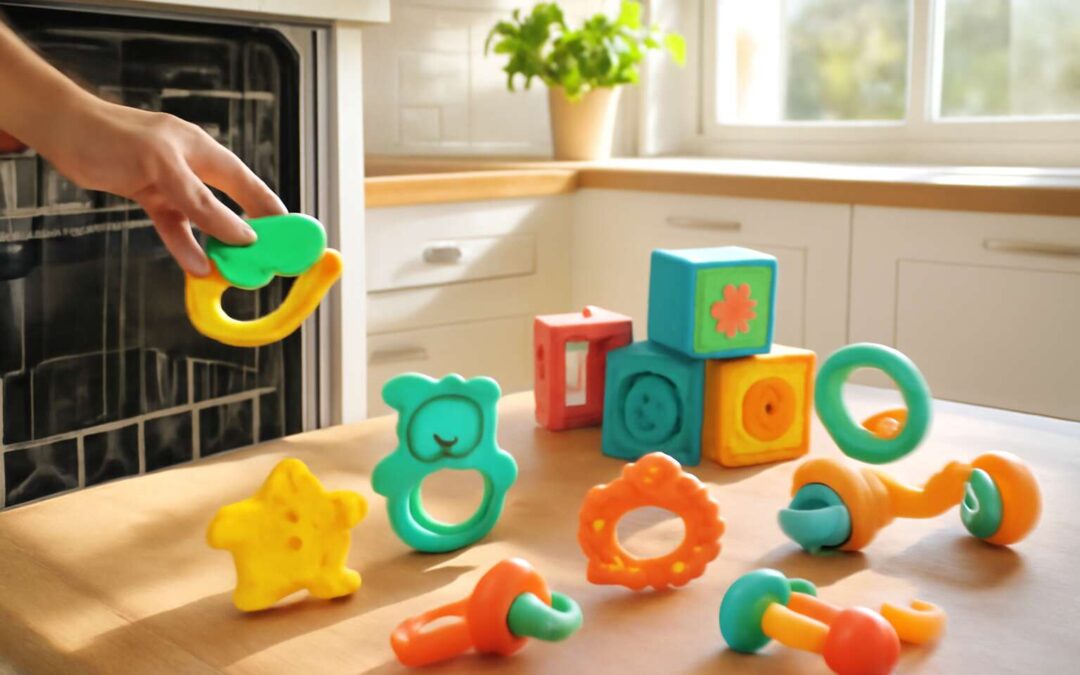 Top tips for parents: are baby toys dishwasher safe, plus cleaning guidance.
