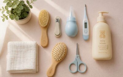 Complete baby health care and grooming kit for newborns.