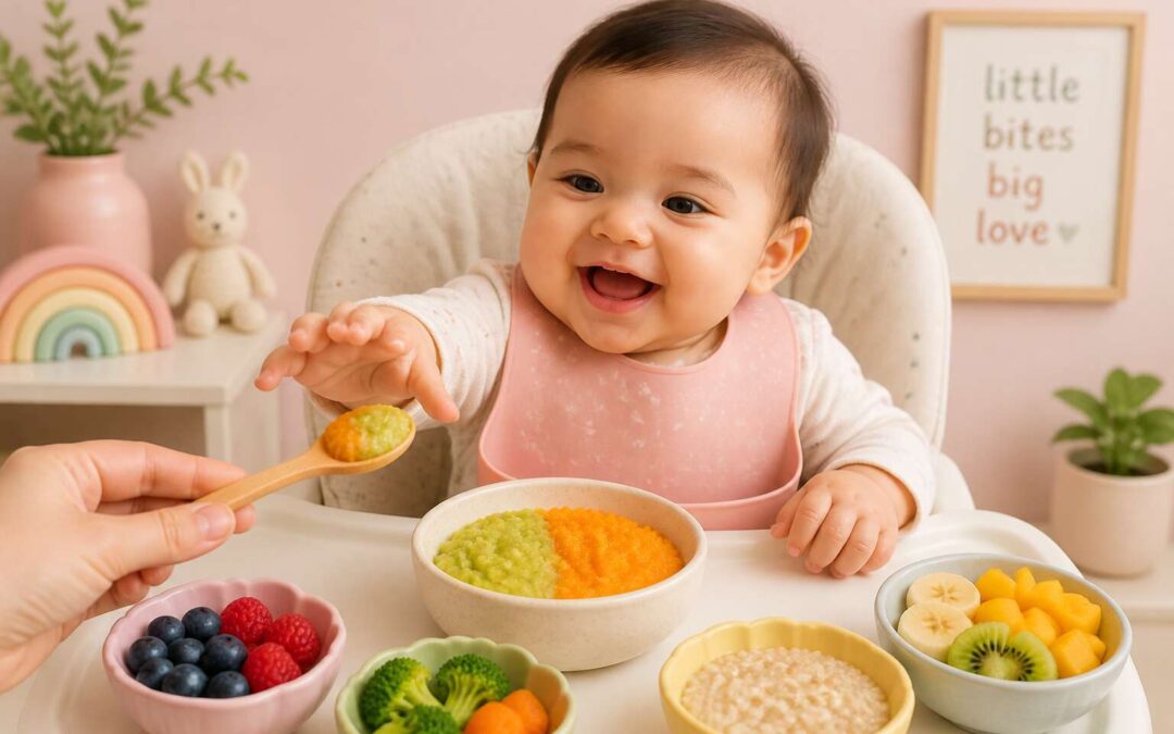 Baby health food fuels your little one’s first years.